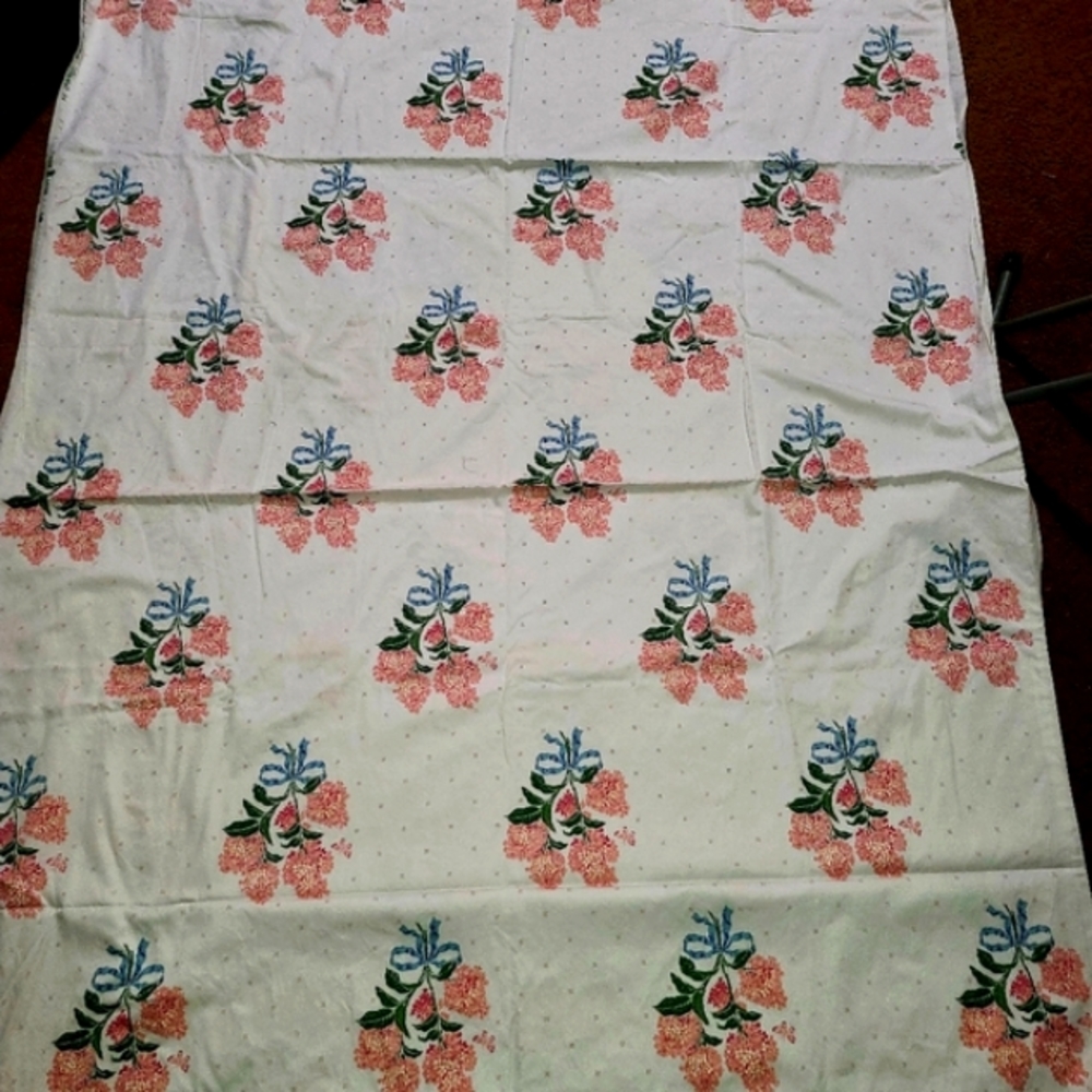 Ann Dennis "Liana" Hand Print Collection Repeat 54 Pink Lilacs Sew Cotton Fabric